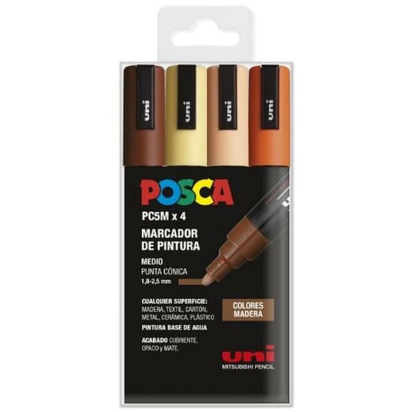 Uppsättning av markörer POSCA PC-5M Multicolour