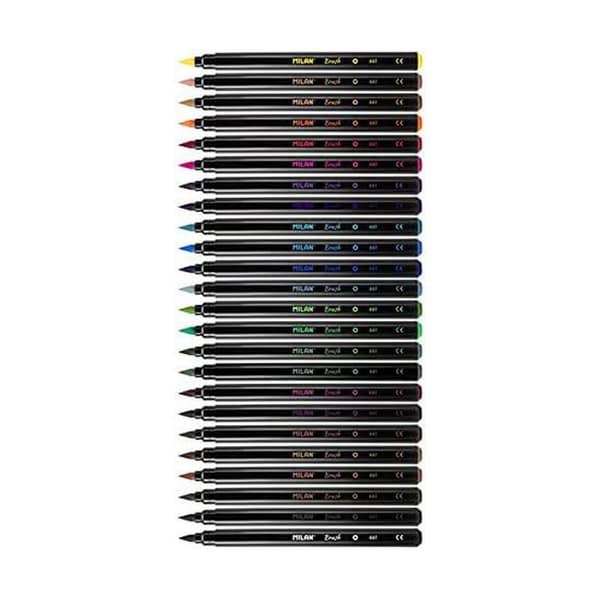 Tuschpennor Milan Multicolour 24 Delar