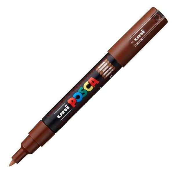 Markør POSCA PC-1M Brun (6 enheder)