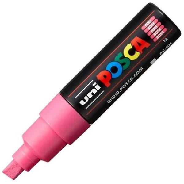 Huopakynä POSCA PC-8K Pinkki (6 osaa)