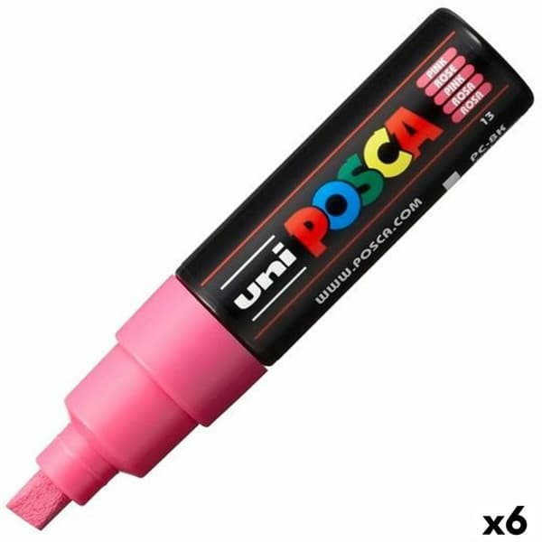 Huopakynä POSCA PC-8K Pinkki (6 osaa)