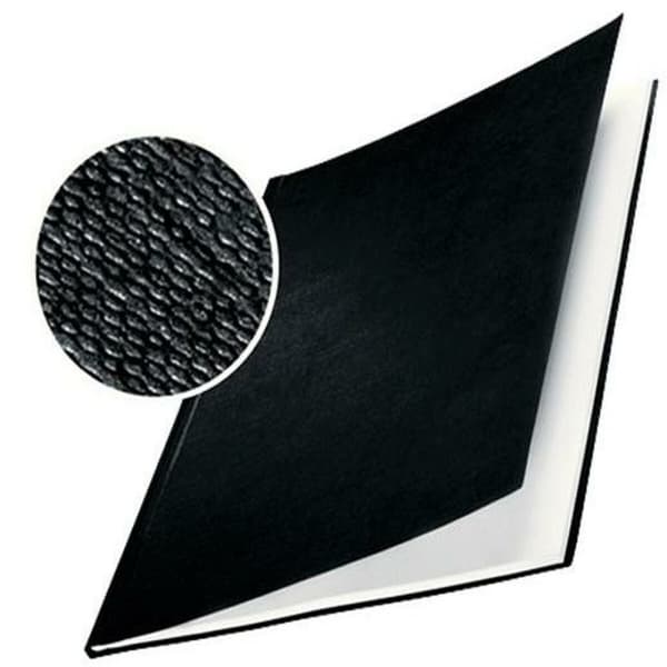 Omslagsark Leitz impressBIND Sort A4 10 Dele