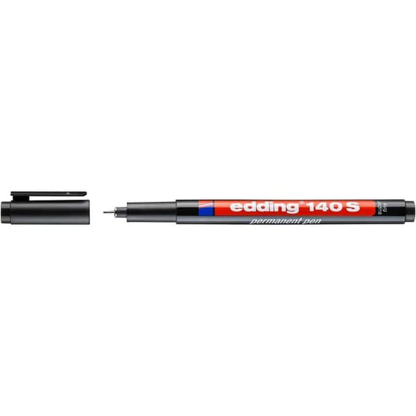 BRUGT Markør Edding 140S Sort (Refurbished A+)