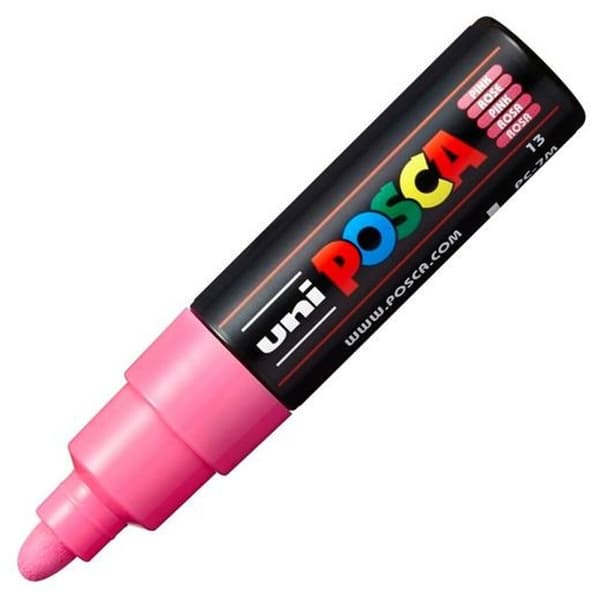 Markör POSCA PC-7M Rosa (6 antal)