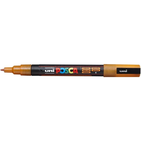 Markør POSCA PC-3ML Orange (6 enheder)