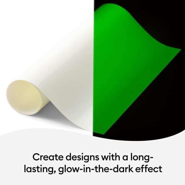 Selvklæbende vinyl til skæreplotter Cricut GLOW
