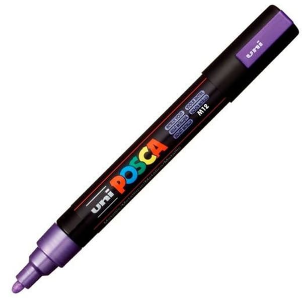 Markør POSCA PC-5M Violet (6 enheder)