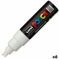 Miniatyrbillede 1 af 2: Markør POSCA PC-8K Hvid (6 enheder)