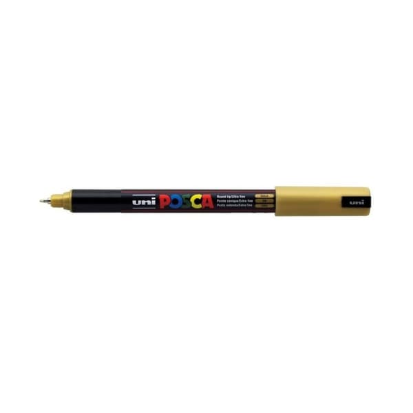Markør POSCA PC-1MR Gylden (6 enheder)