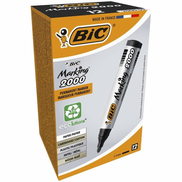 Sprittusch Bic Marking 2000 Sort