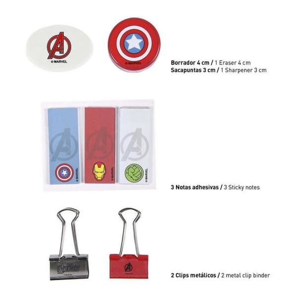 Toimistotarvikesetti The Avengers (12 pcs)