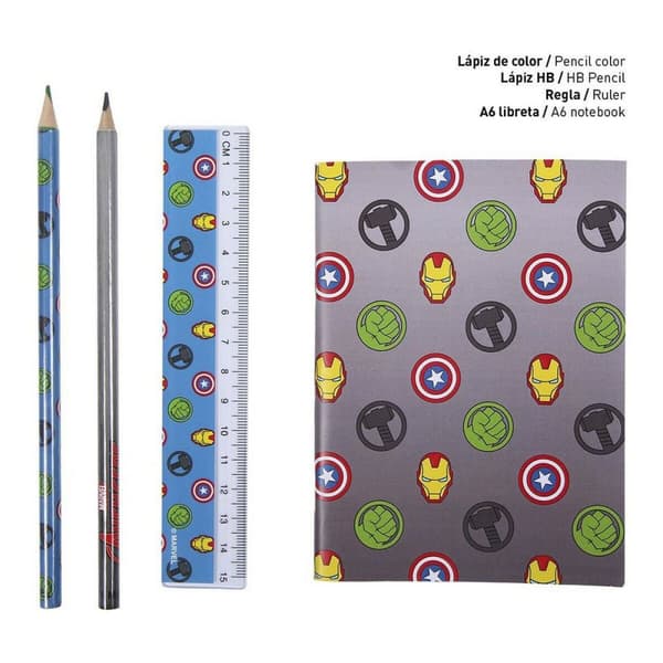 Toimistotarvikesetti The Avengers (12 pcs)