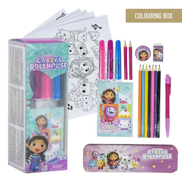Stationært sæt Gabby's Dollhouse 24 Dele