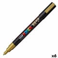 Miniatyrbillede 1 af 2: Markør POSCA PC-3M Gylden (6 enheder)