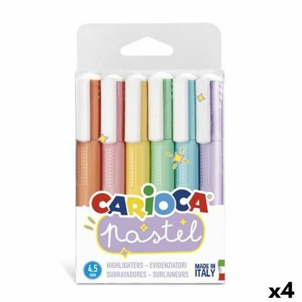 Sæt markører Carioca 6 Dele Multifarvet Kage