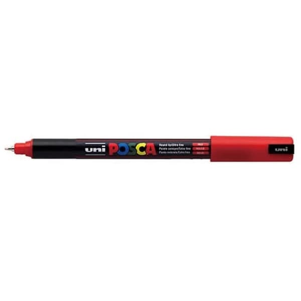 Markør POSCA PC-1MR metal Rød (6 enheder)