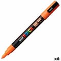 Miniatyrbilde 1 av 2: Markør POSCA PC-3M Oransje (6 enheter)