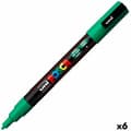 Miniatyrbilde 1 av 2: Markør POSCA PC-3M Grønn (6 enheter)