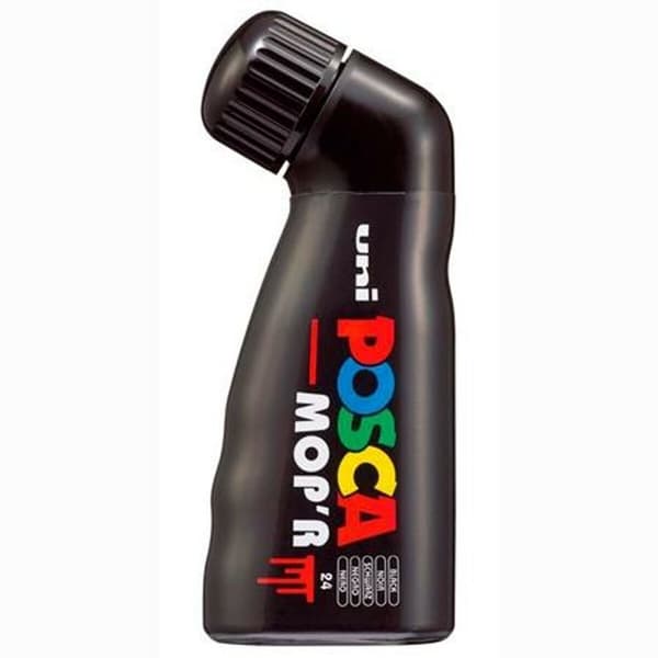 Markør POSCA MOP'R PC-22 Svart (4 enheter)