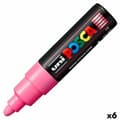 Miniatyrbilde 1 av 2: Markør POSCA PC-7M Rosa (6 enheter)