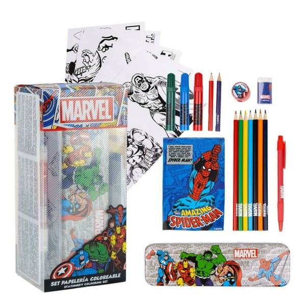 Skolemateriell Marvel 16 Deler