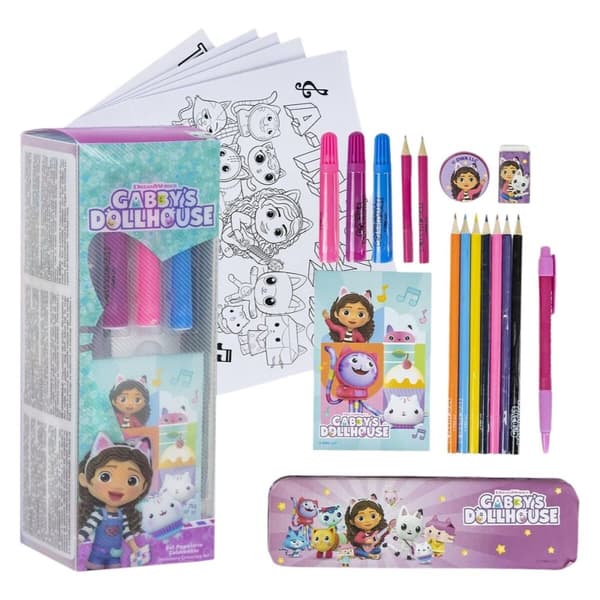 Toimistotarvikesetti Gabby's Dollhouse 24 Kappaletta
