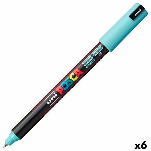 Akrylfärgsmarkörpenna POSCA PC-1MR Turkosgrön (6 antal)