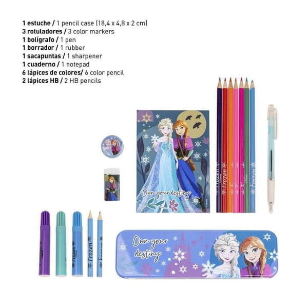 Brevpapper Set Frozen 24 Delar