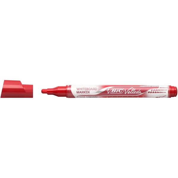 Flytande kritamarkör Bic 902089 Röd Rund