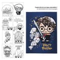Miniatyrbild 2 av 7: Brevpapper Set Harry Potter Blå Svart Röd 16 Delar (6 Delar)