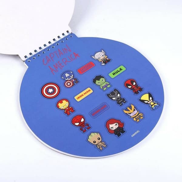 Brevpapper Set The Avengers Röd Anteckningsbok (30 x 30 x 1 cm)