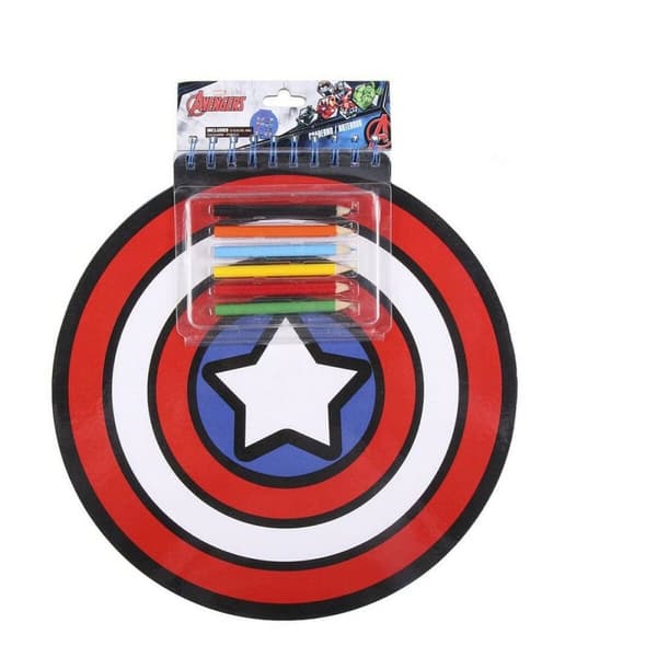 Brevpapper Set The Avengers Röd Anteckningsbok (30 x 30 x 1 cm)