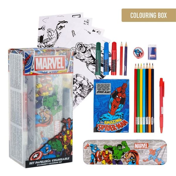 Koulusetti Marvel 16 Kappaletta Punainen