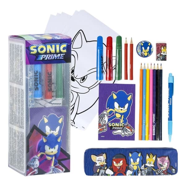 Brevpapper Set Sonic 24 Delar