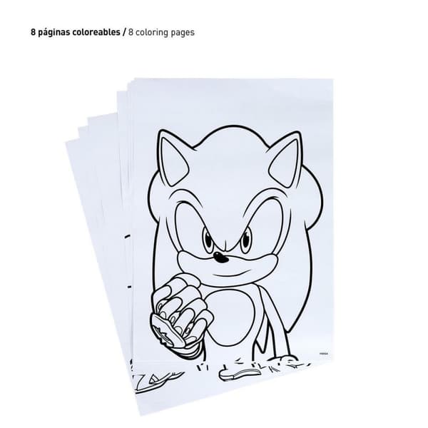 Brevpapper Set Sonic 24 Delar