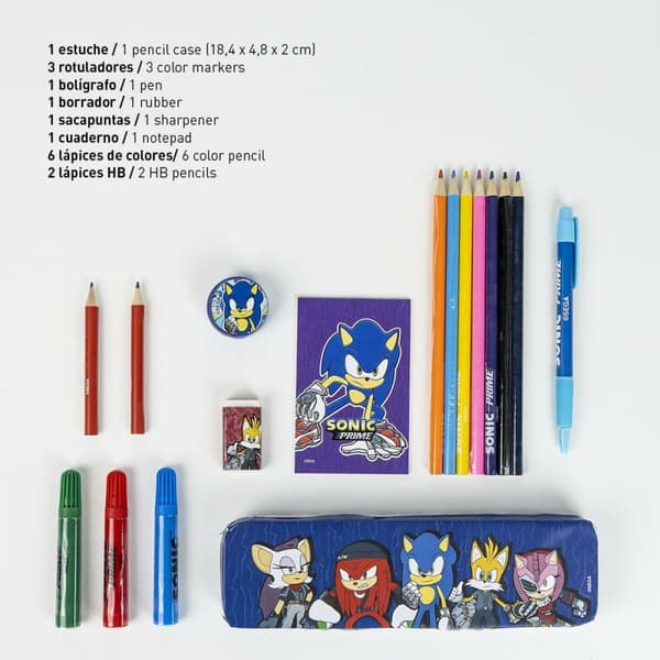 Brevpapper Set Sonic 24 Delar