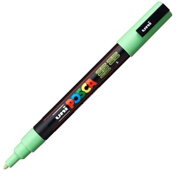 Markør POSCA PC-3M Lysegrøn (6 enheder)