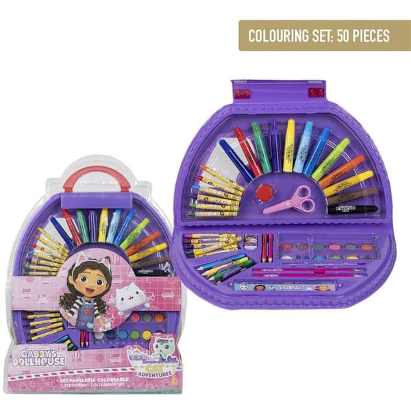 Toimistotarvikesetti Gabby's Dollhouse Monivärinen 50 Kappaletta
