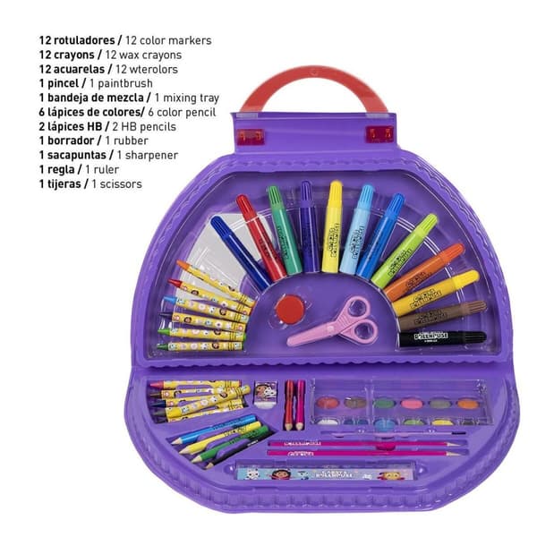 Toimistotarvikesetti Gabby's Dollhouse Monivärinen 50 Kappaletta
