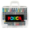 Miniatyrbild 2 av 2: Tuschpennor POSCA Multicolour (6 antal)