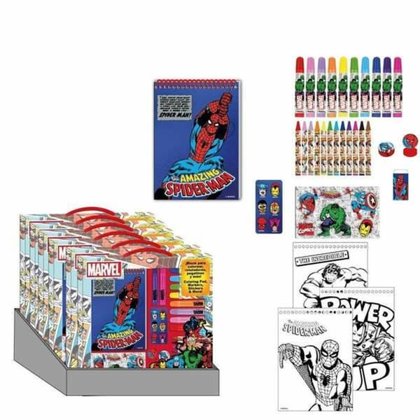 Stationært sæt Marvel Blå