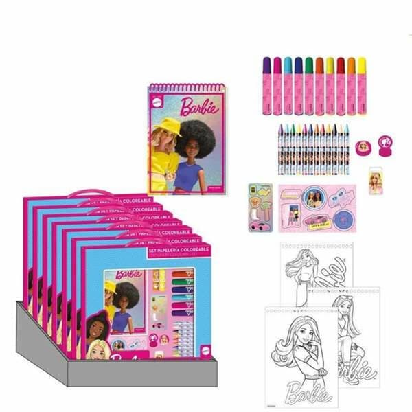 Brevpapper Set Barbie Rosa