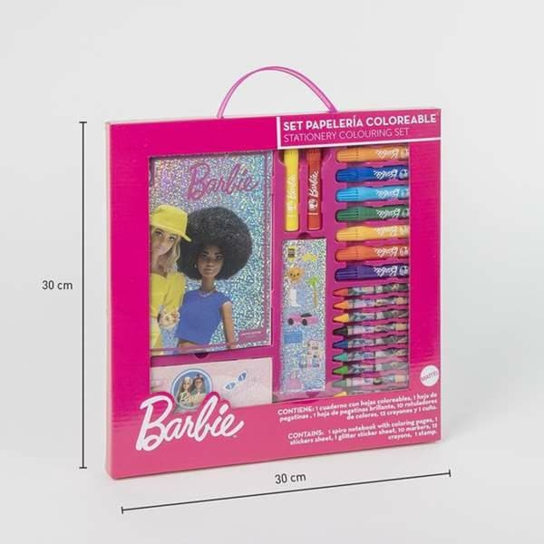 Stationært sæt Barbie Pink