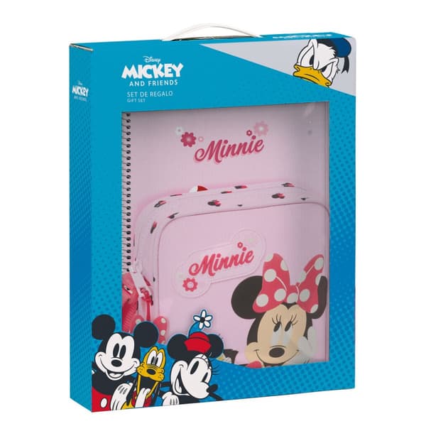 Gåvoset Minnie Mouse Naive Rosa 2 Delar
