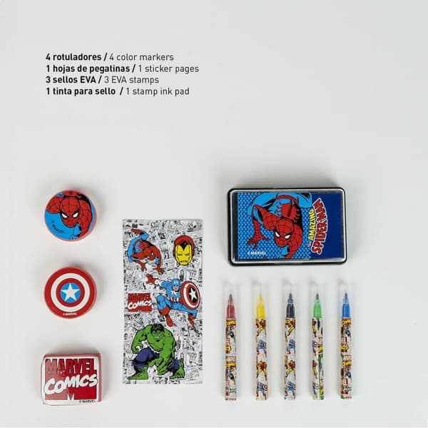 Sett med Skrivesaker Marvel