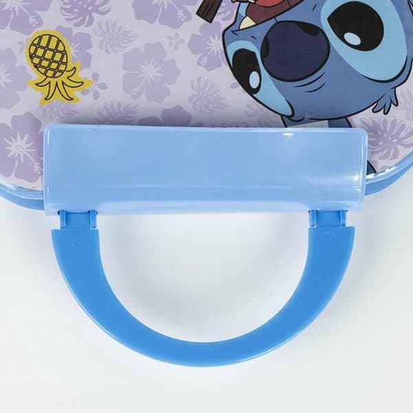 Sett med Skrivesaker Stitch Blå Stresskoffert