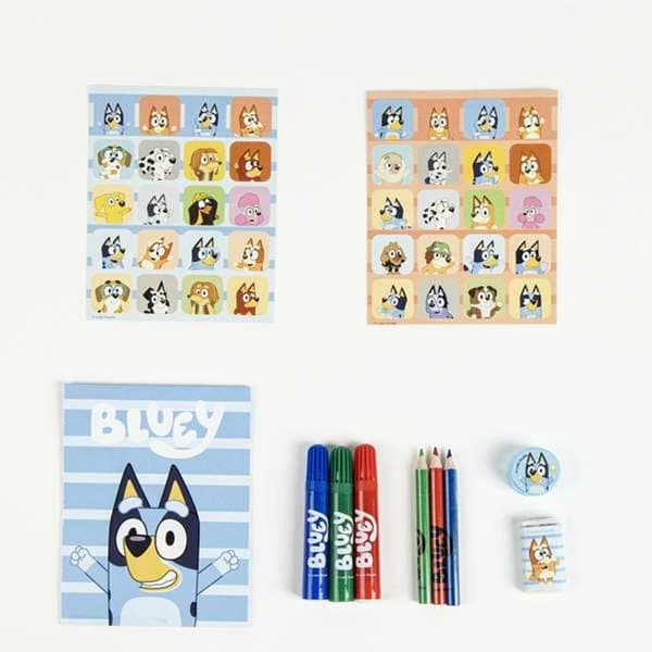 Brevpapper Set Bluey Blå
