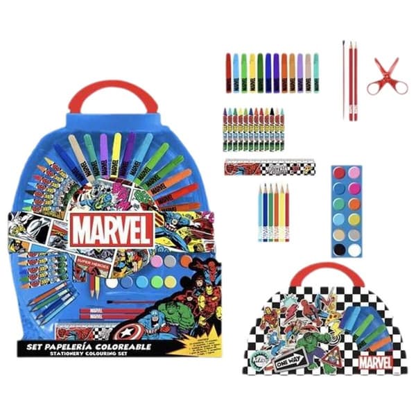 Stationært sæt Marvel Blå