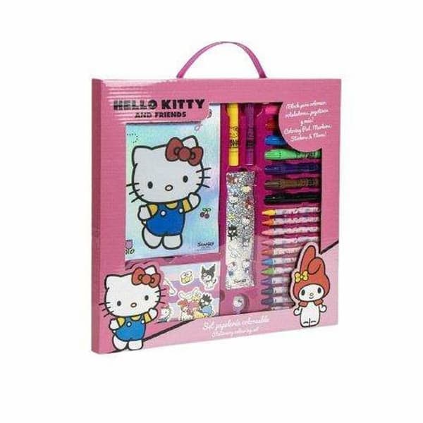 Stationært sæt Hello Kitty Pink