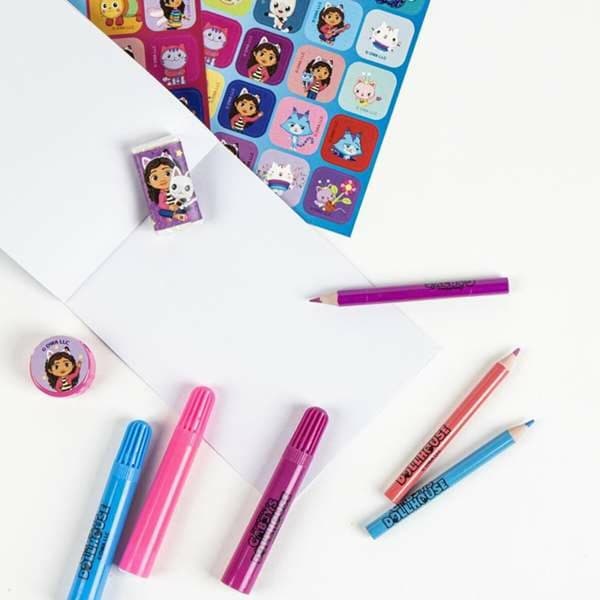 Toimistotarvikesetti Gabby's Dollhouse Purppura